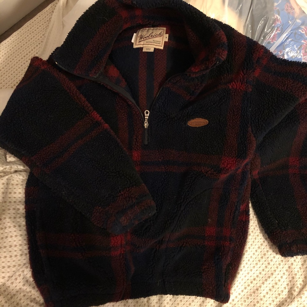 WOOLRICH QUARTER ZIP FLEECE